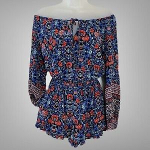 American Eagle floral romper!